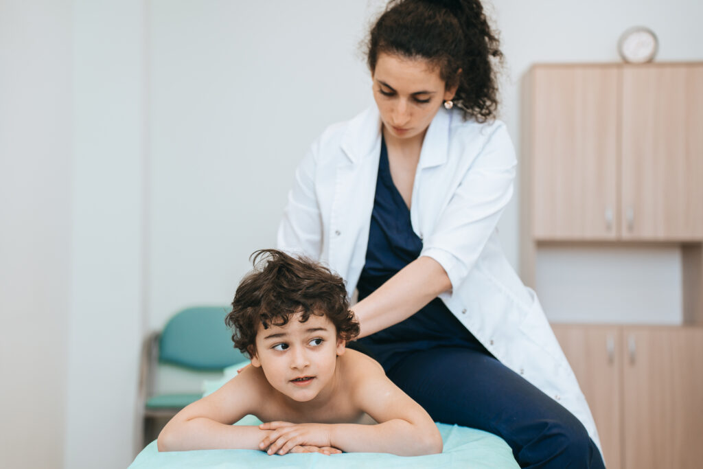 a medical worker in the office gives a therapeutic 2025 01 08 03 56 50 utc
